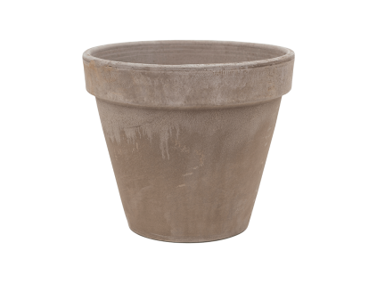 Obal Terra Cotta - Flowerpot grey, průměr 31 cm