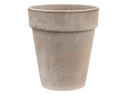 Obal Terra Cotta - Flowerpot Grey, průměr 36 cm