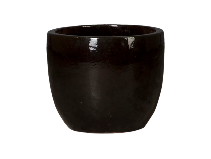 Obal Plain - Couple Black Shiny, průměr 39 cm