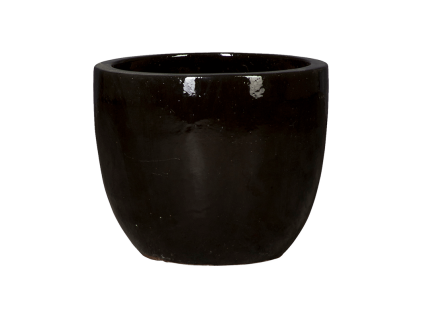 Obal Plain - Couple Black Shiny, průměr 45 cm