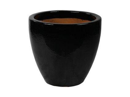 Obal Plain - Couple Black Shiny, průměr 43 cm
