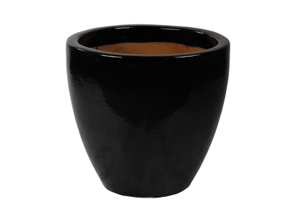 Obal Plain - Couple Black Shiny, průměr 55 cm