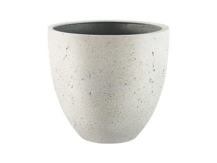 Obal Grigio - Egg Pot Antique White, průměr 60 cm