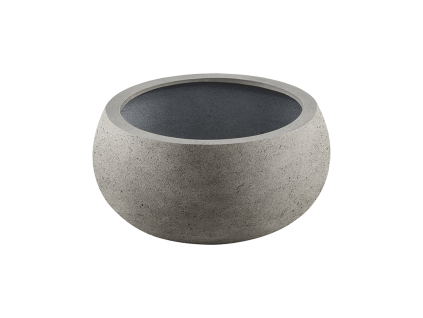 Obal Grigio - Low Balloon Naturel Concrete, průměr 73 cm