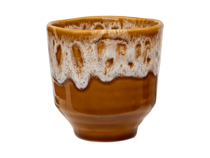 Obal Otis - Pot 2-Tone Ochre, průměr 12 cm