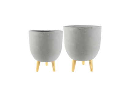 Obal Ruth - Light Grey (Set 2 ks), průměr 32 cm