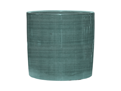 Obal Plain Striped - Cylinder Aqua, průměr 28 cm