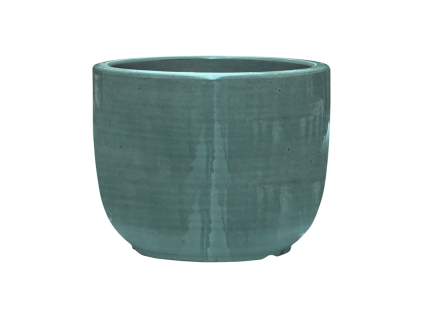 Obal Plain Striped - Couple Aqua, průměr 21 cm