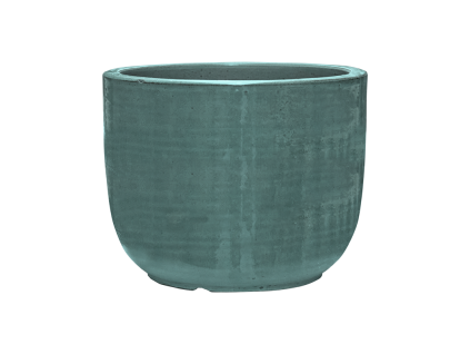 Obal Plain Striped - Couple Aqua, průměr 27 cm