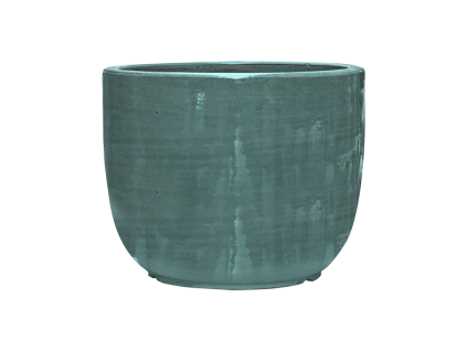 Obal Plain Striped - Couple Aqua, průměr 33 cm