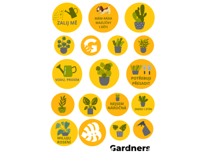 Samolepky Jaro Gardners