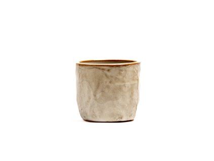 Keramický obal PERTH 8 cm, bílá