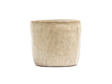 Keramický obal PERTH 15 cm, bílá