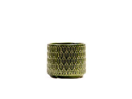 Keramický obal QUITO 9 cm, zelená