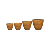 Obal Alisa - Mustard (Set 4 ks), průměr 39 cm