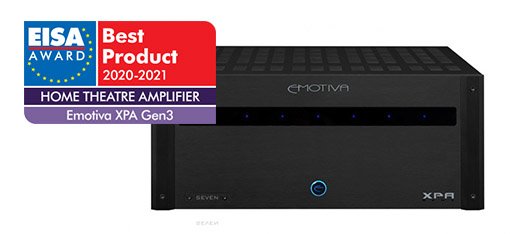 Ocenění EISA pro Emotiva XPA GEN3