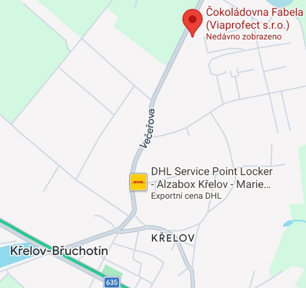 Mapa – Křelov-Břuchotín