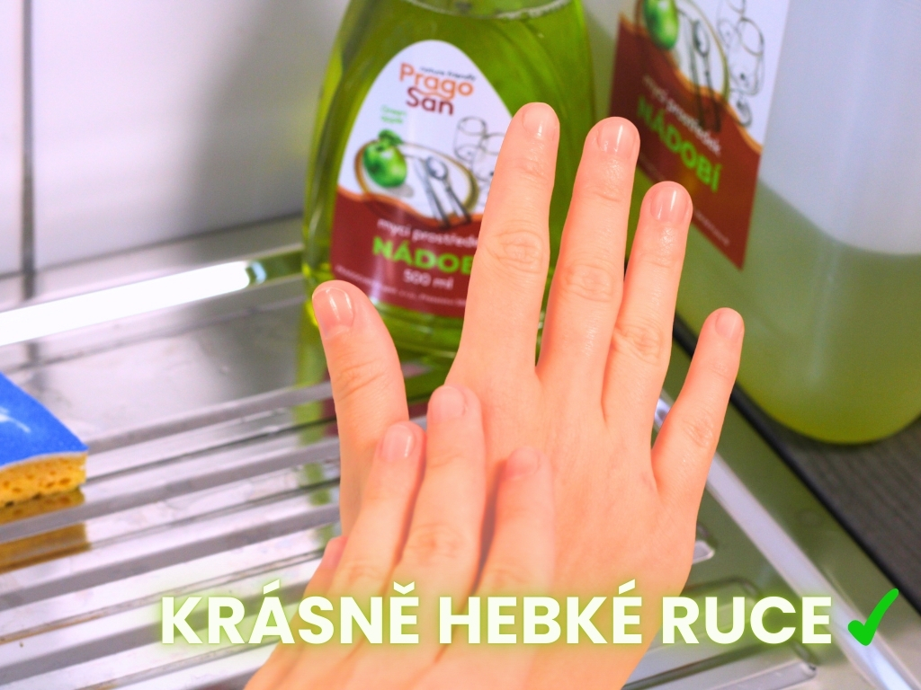 Čistič nádobí - hebké ruce