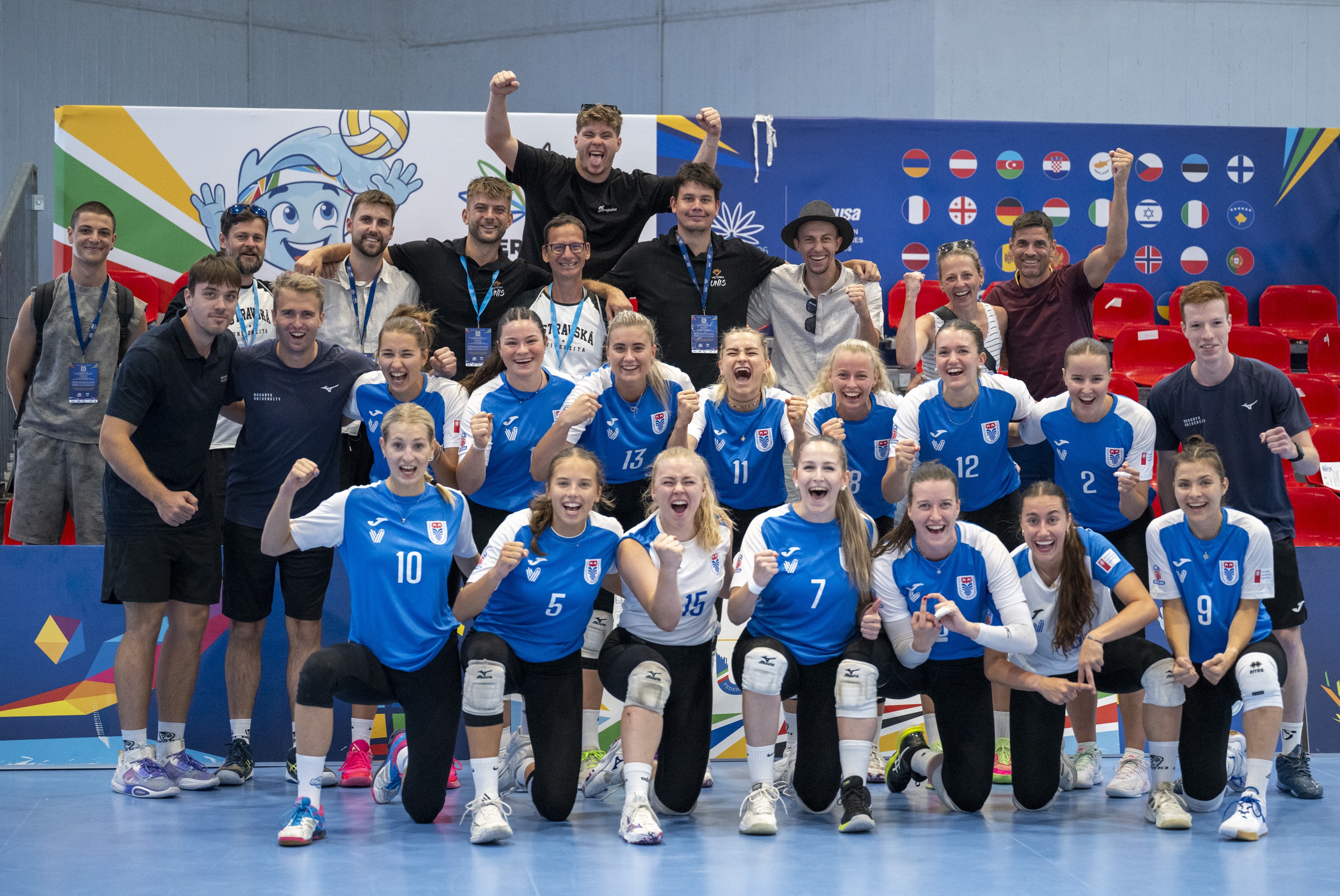 Univerzitní volejbal na Evropských univerzitních hrách 2026 v Salernu