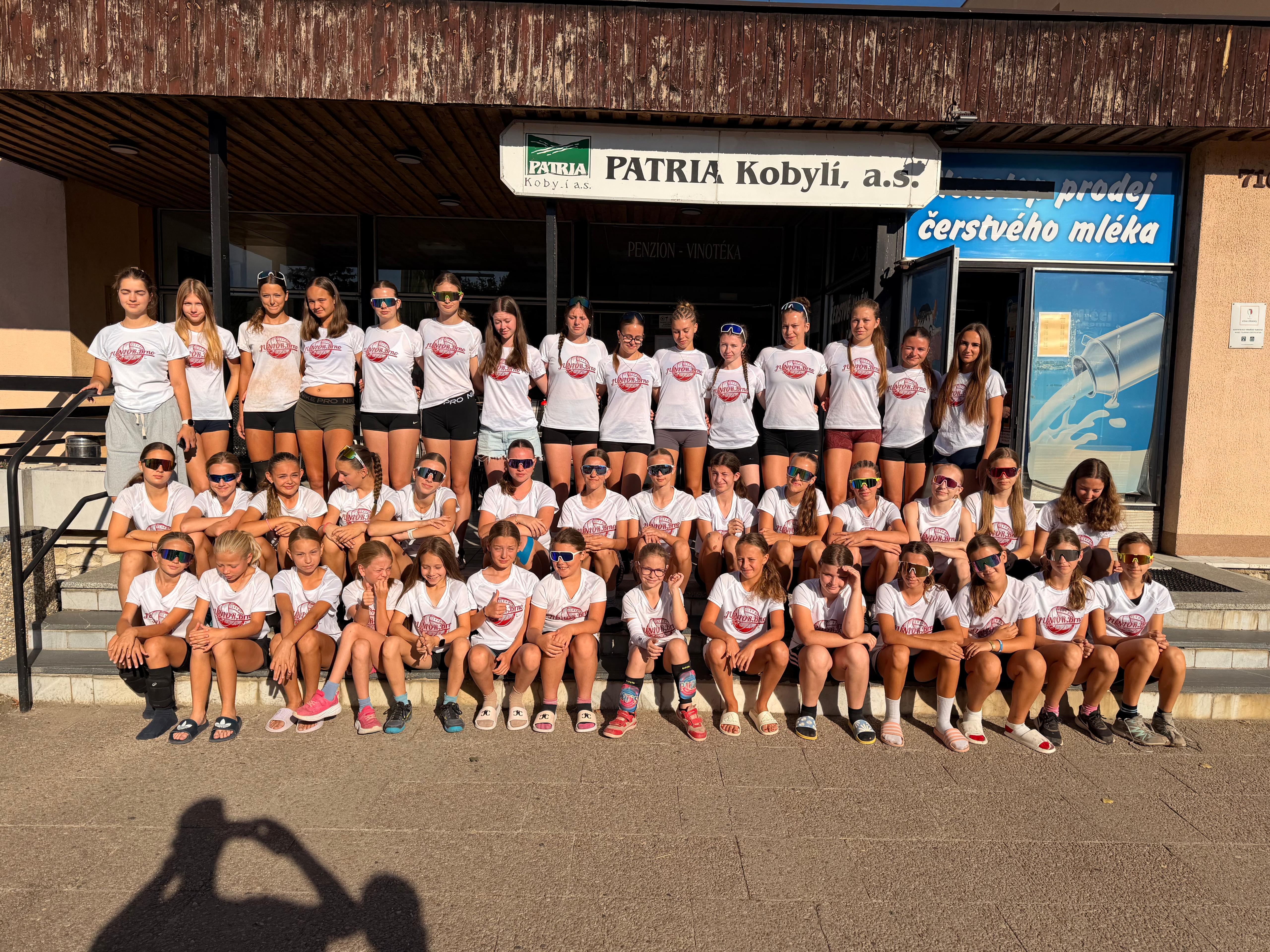 Fotografie ze soustředění Junior Brno v Kobylí