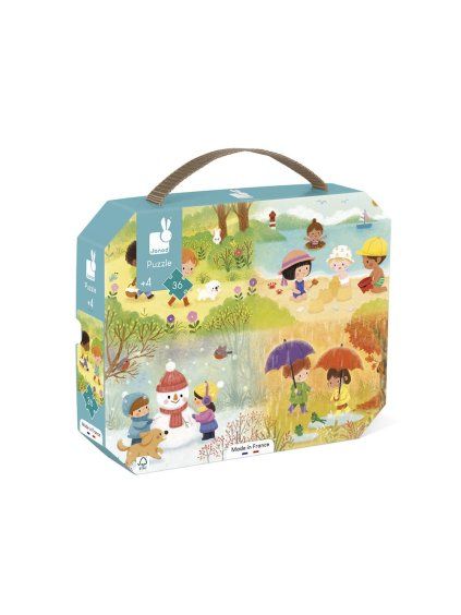 J02602 Janod Puzzle Styri rocne obdobia 01