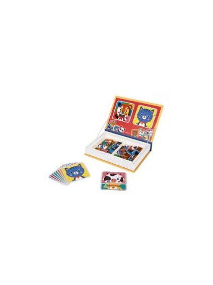 J02587 Janod Magnetibook Zvierata Puzzle 02