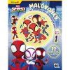 0005655 malovanky so svietiacimi samolepkami spidey