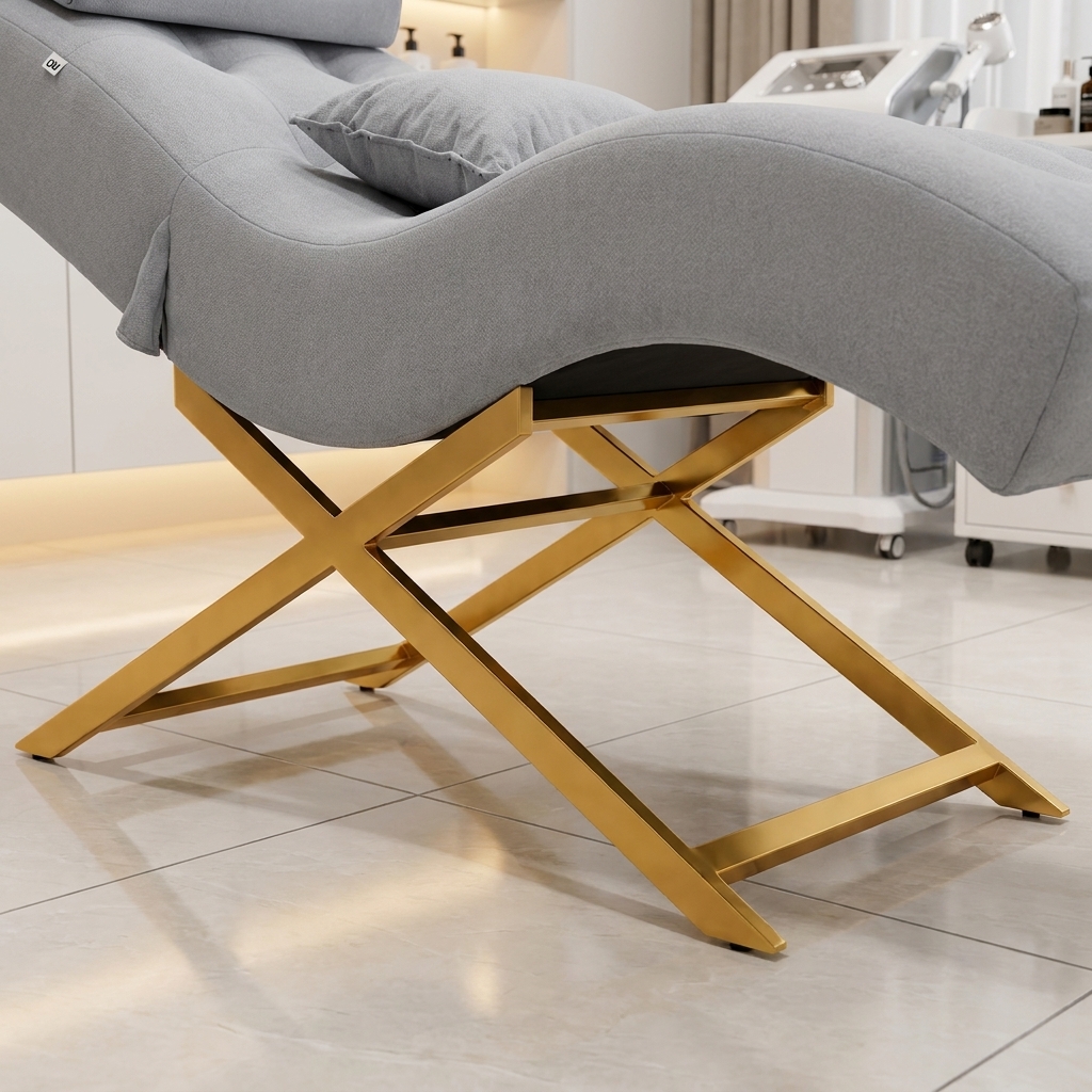 Kosmetické lehátko Cozzi STD-R Memory Foam – Šedá – fotografie 6