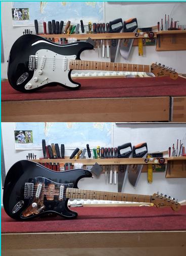 Fender Guitar Service Before