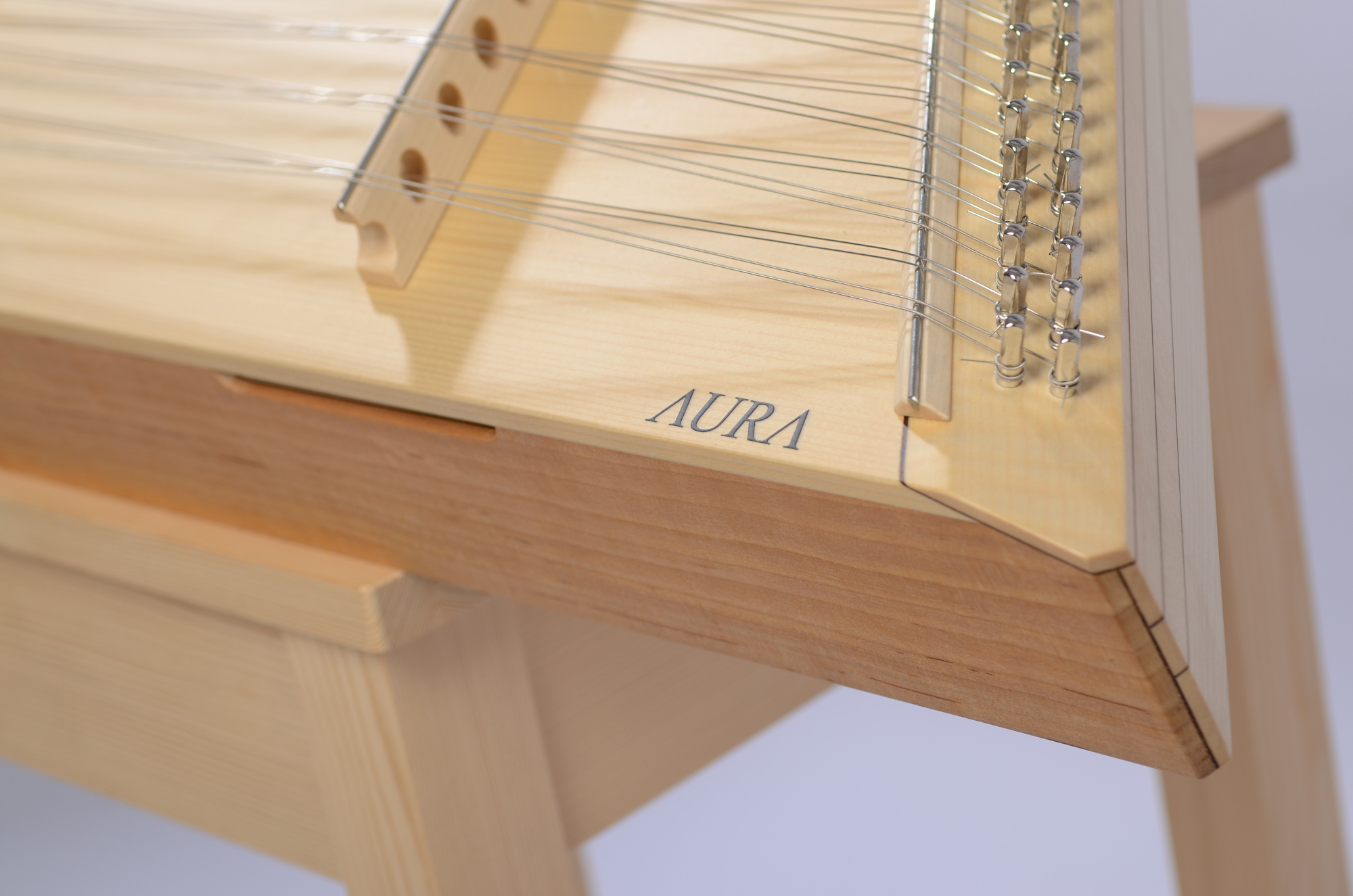 AURA Cimbal - Hammered Dulcimer SPRUCE detail 1
