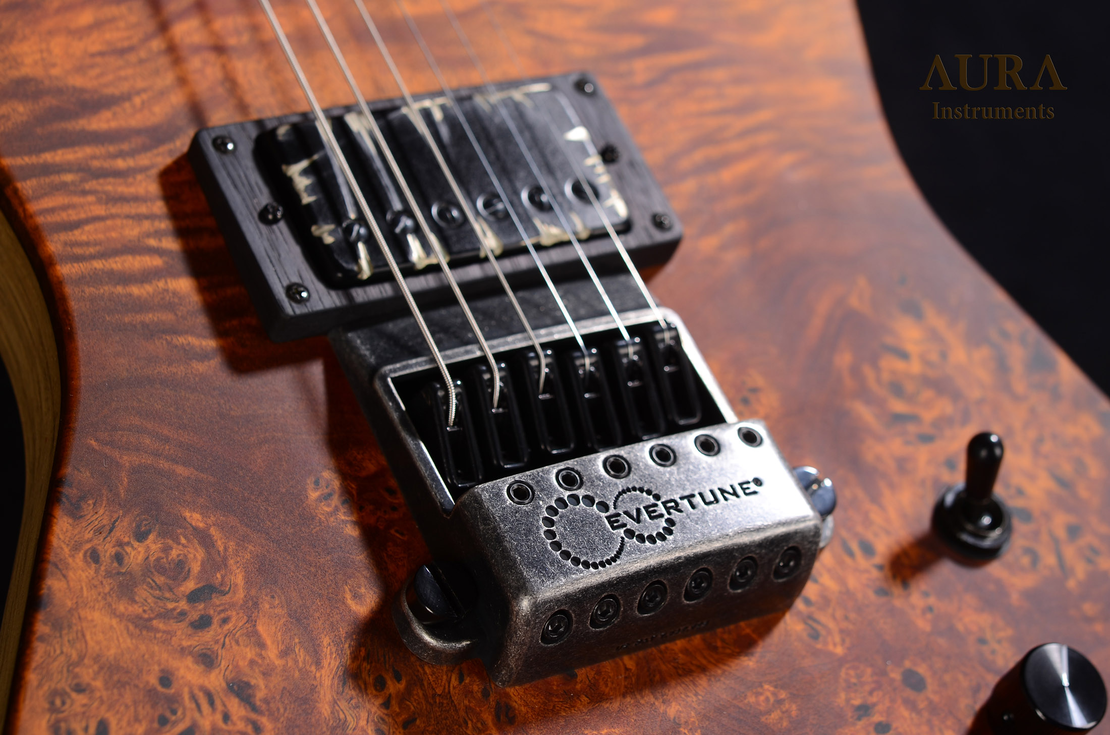 Electric guitar Aura Explorer TA detail 5