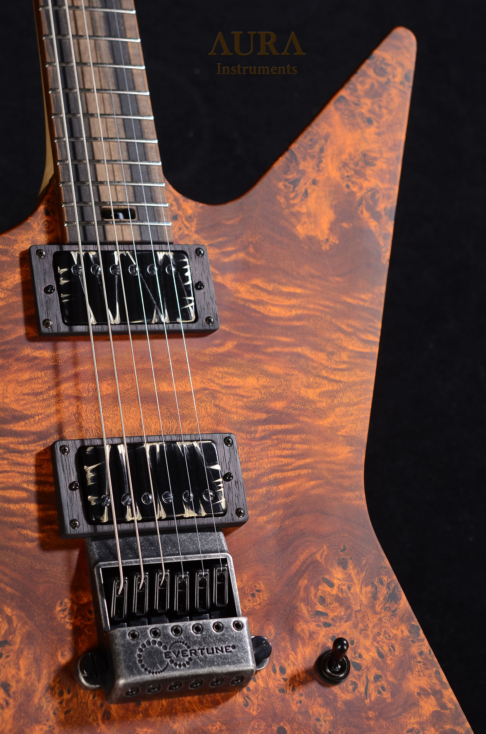 Electric guitar Aura Explorer TA detail 16