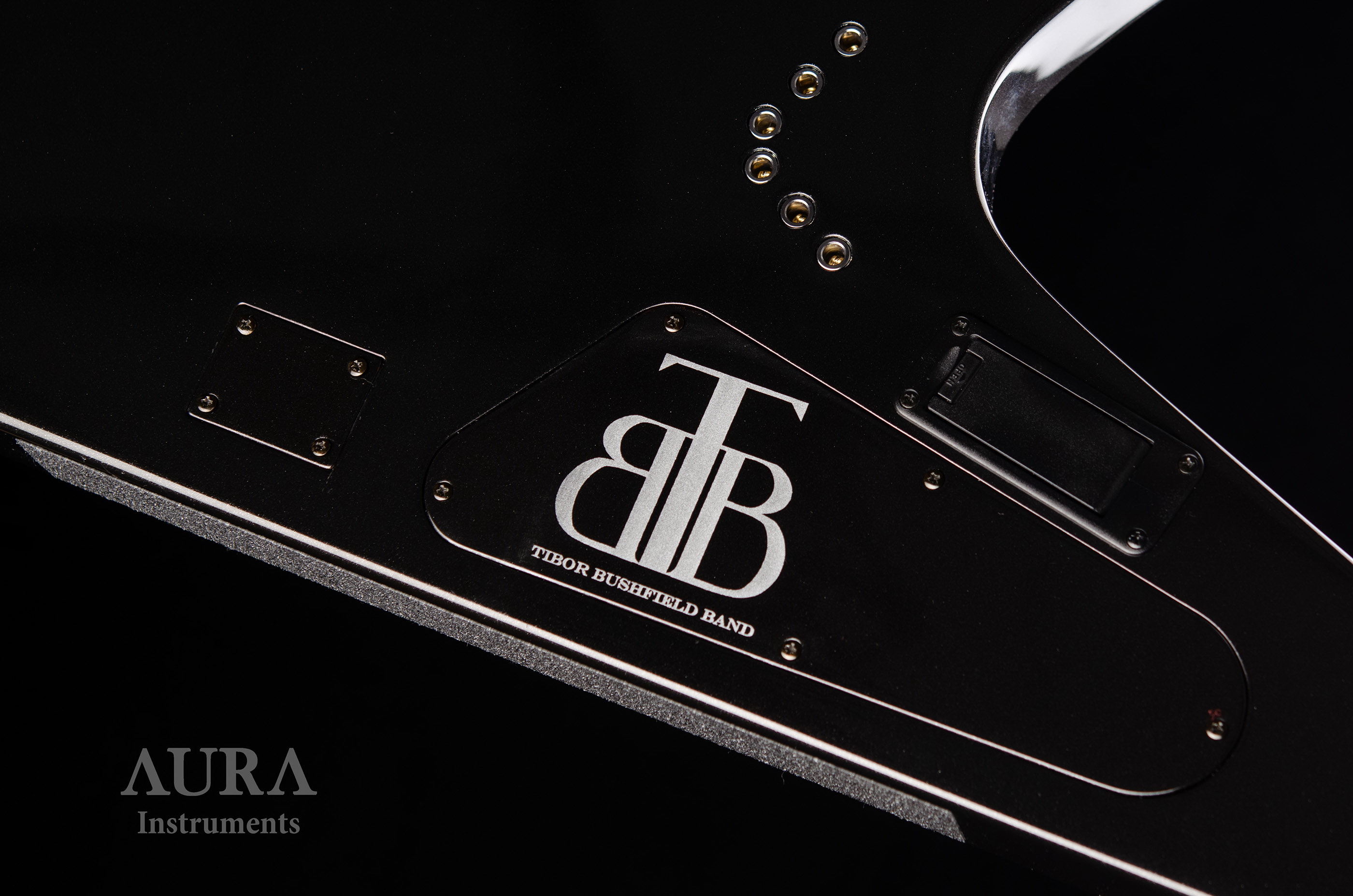Guitar Aura Bushfield detail 14