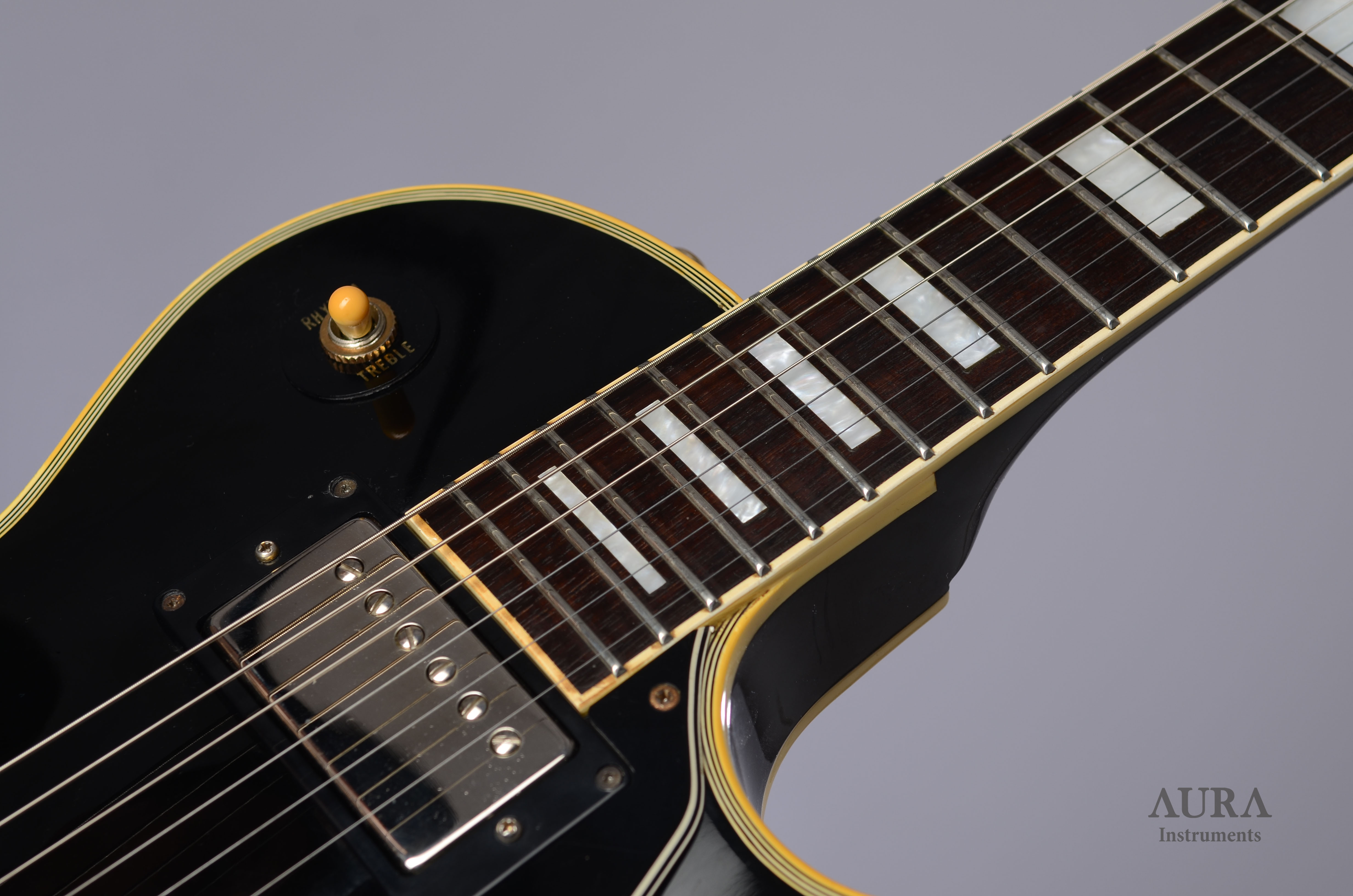 Orville By Gibson Les Paul Custom Black Beauty 1989 detail 6