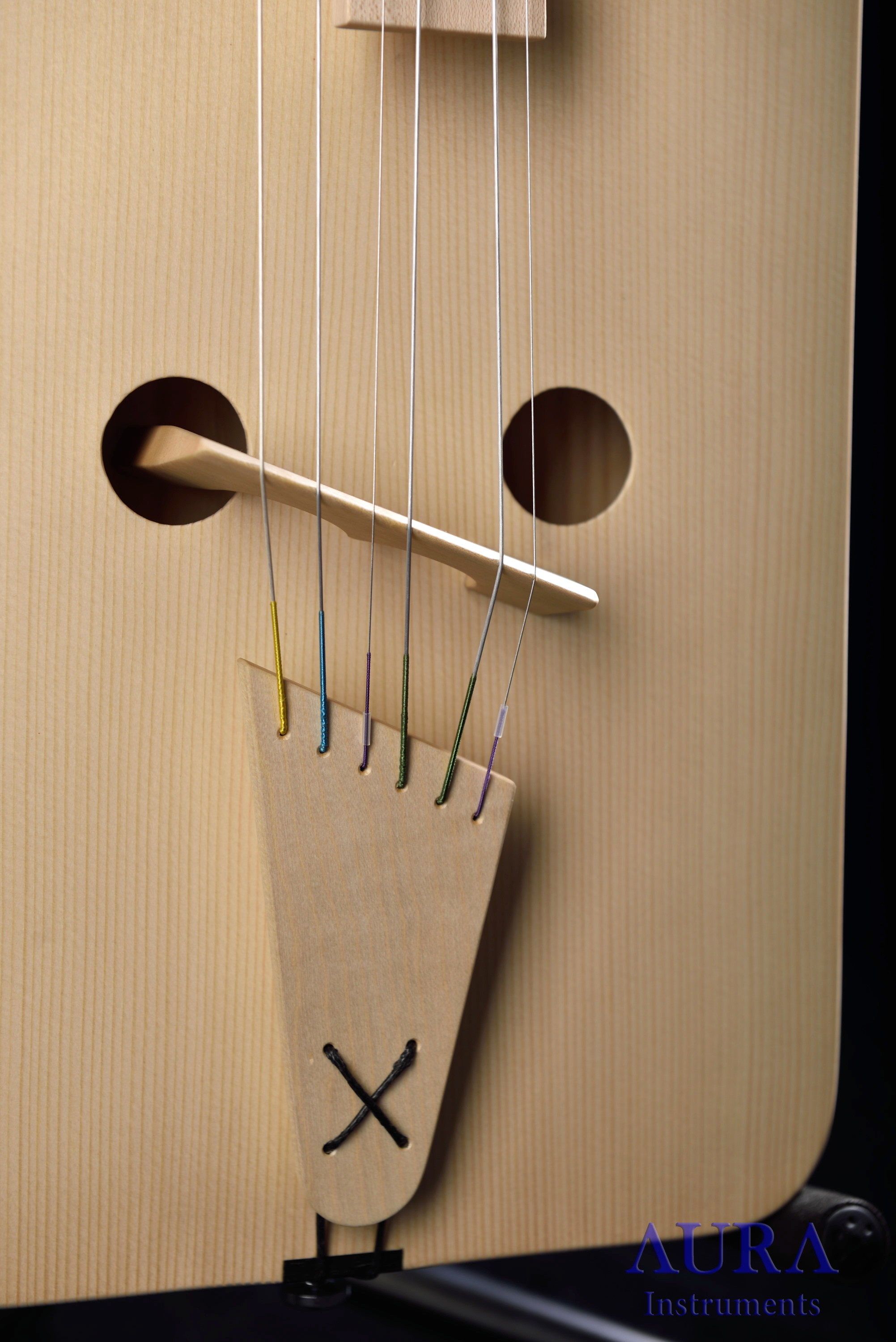 Welsh CRWTH - Welsh Lyre detail 6