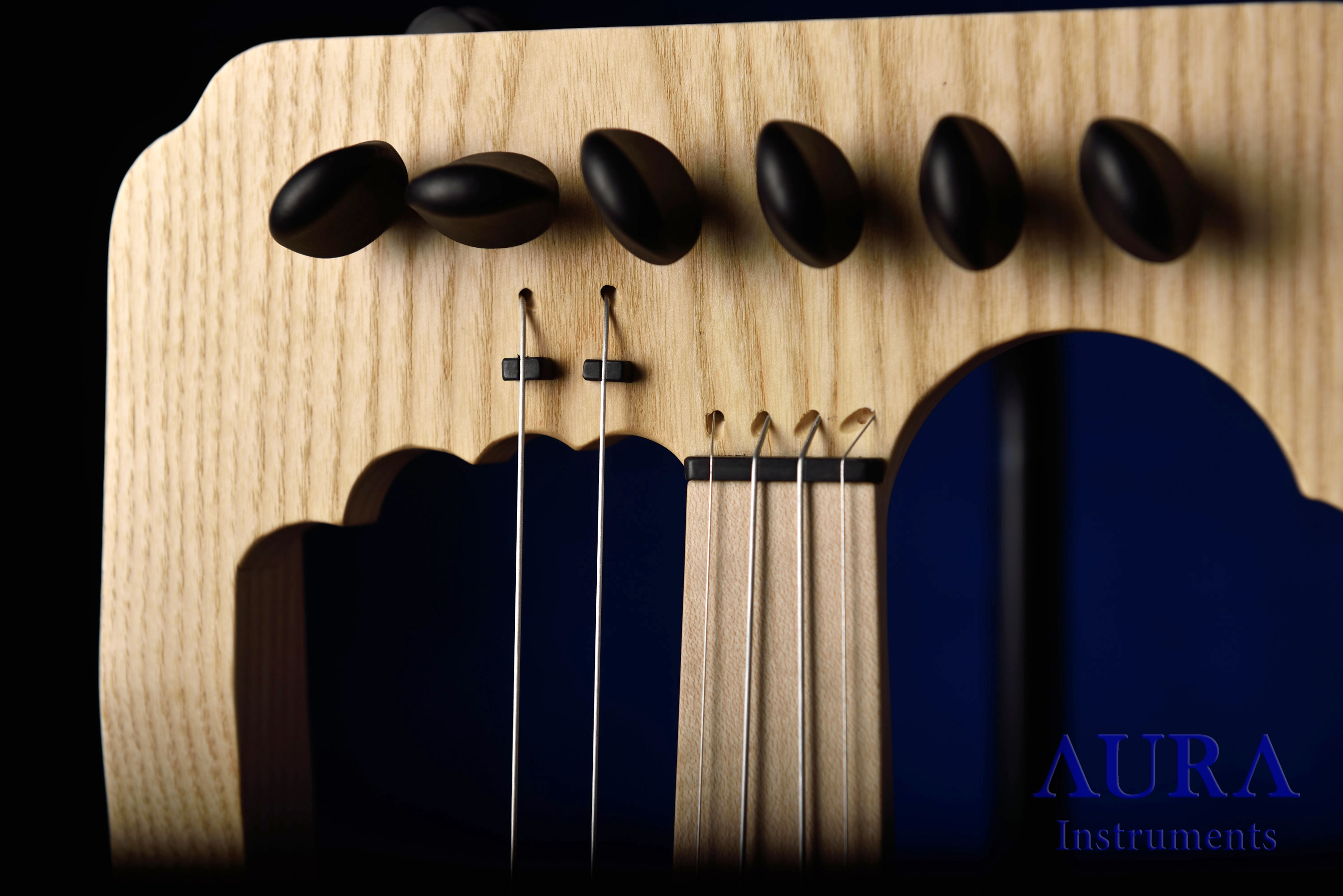 Welsh CRWTH - Welsh Lyre detail 1