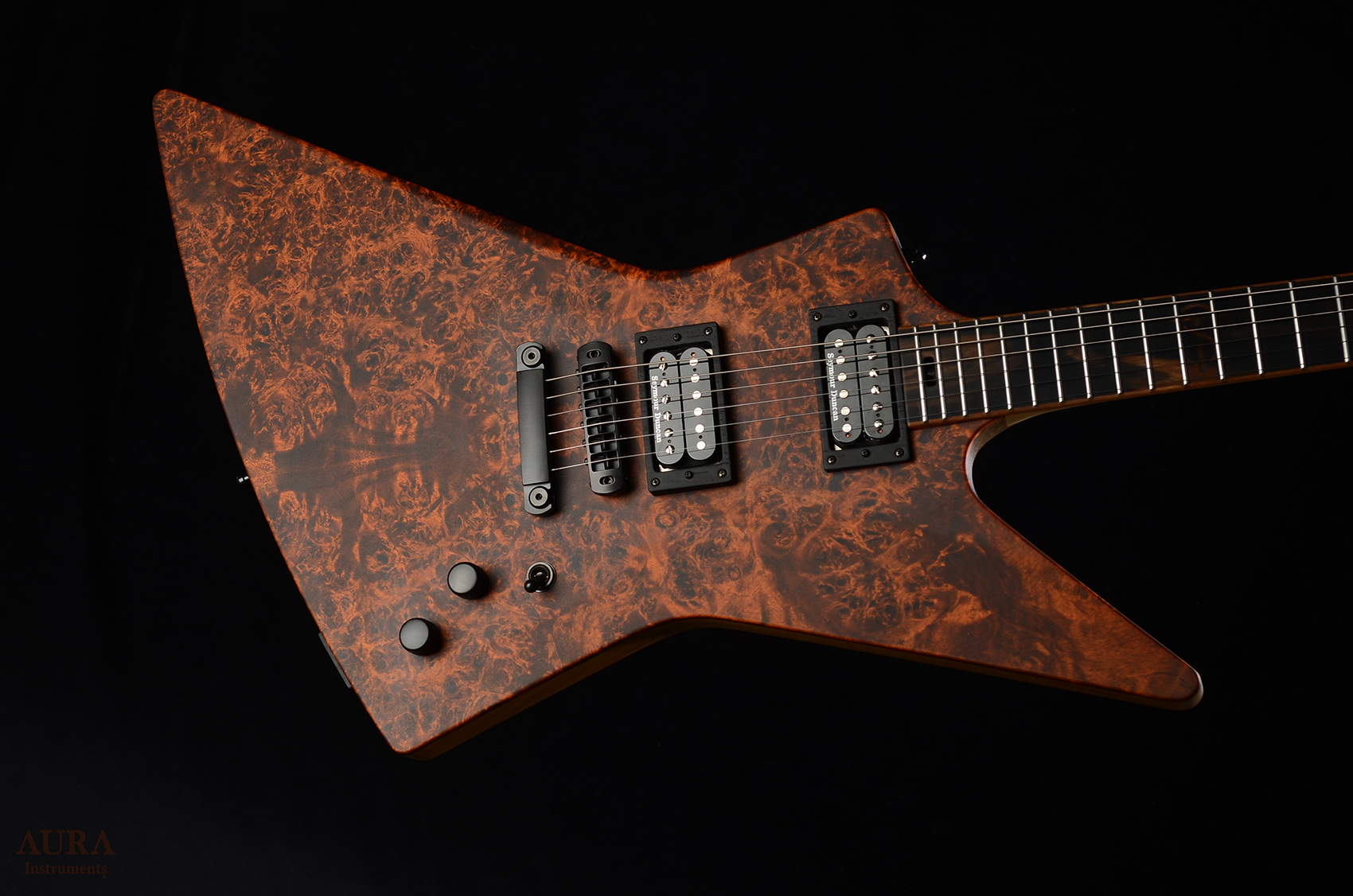 Handmade Guitar Aura Explorer TS detail 2