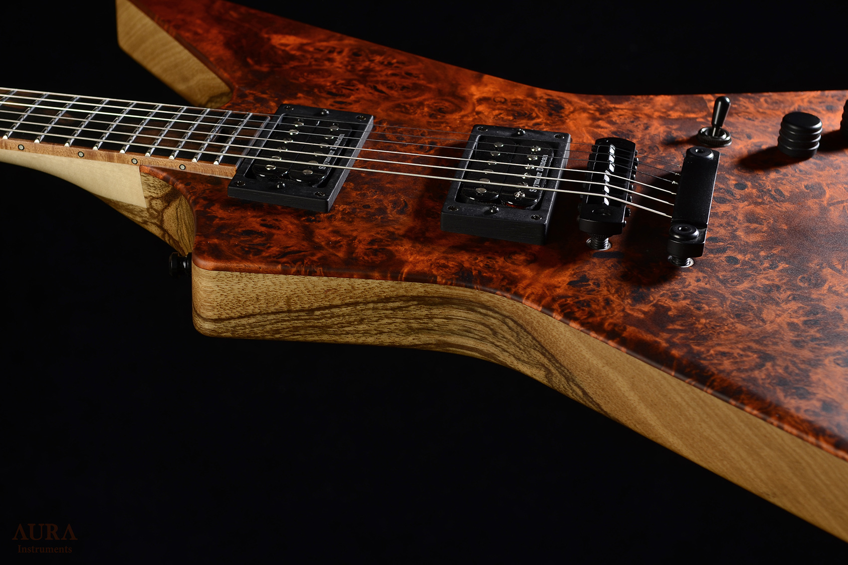 Handmade Guitar Aura Explorer TS detail 5