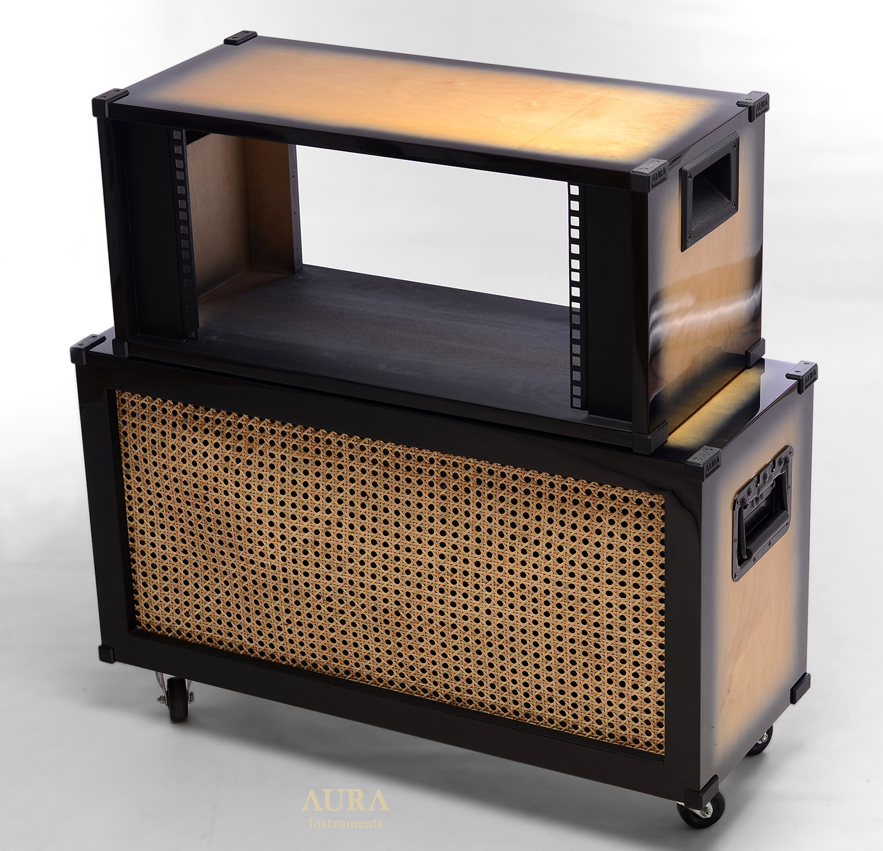 Guitar Cabinet AURA Vintage 2 x 12 Celestion Black Shadow detail 2