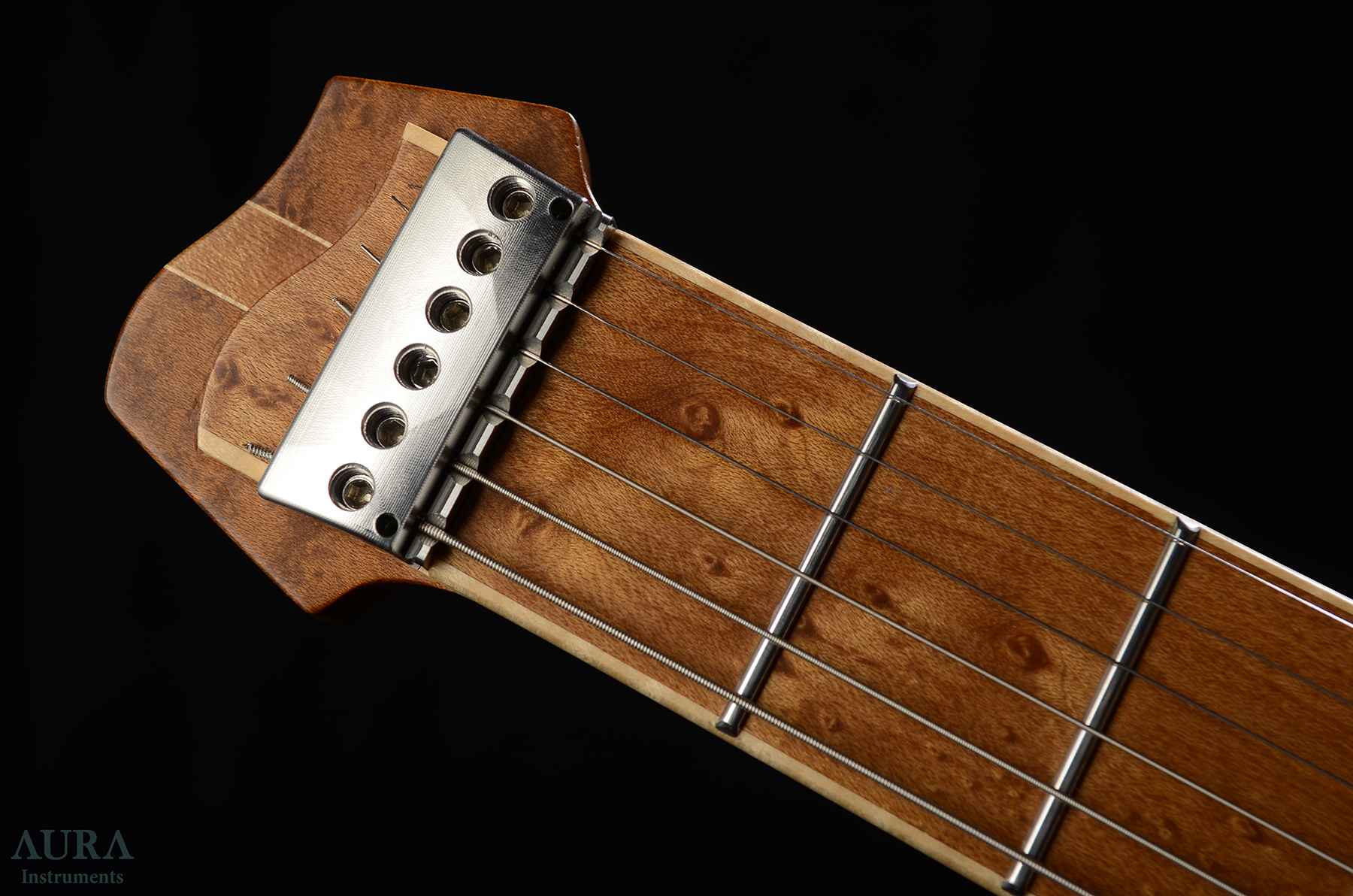 Handmade Aura Evocaster Headless Guitar detail 11
