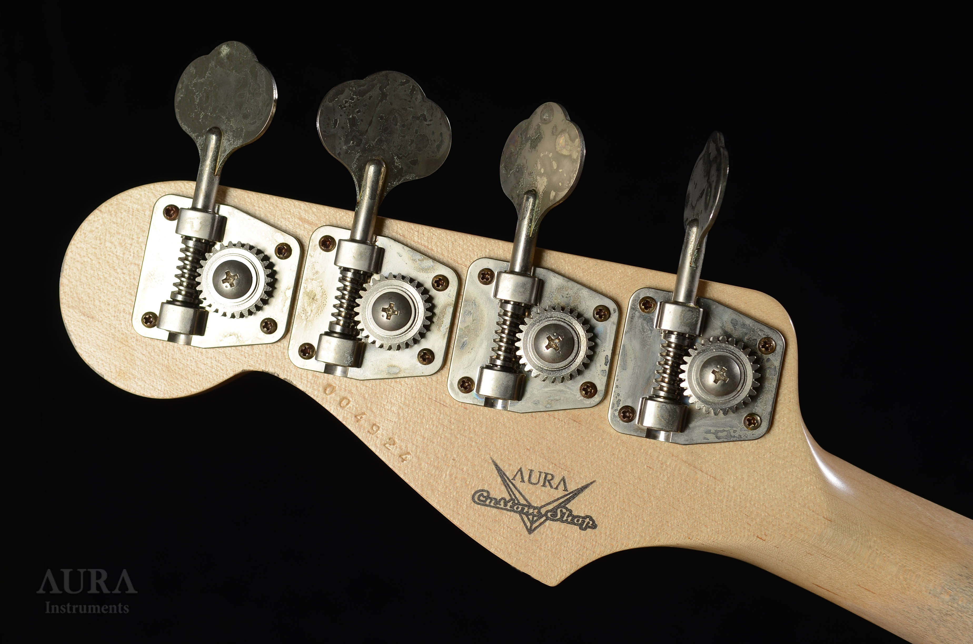 Handmade Aura Relic P-Bass detail 6