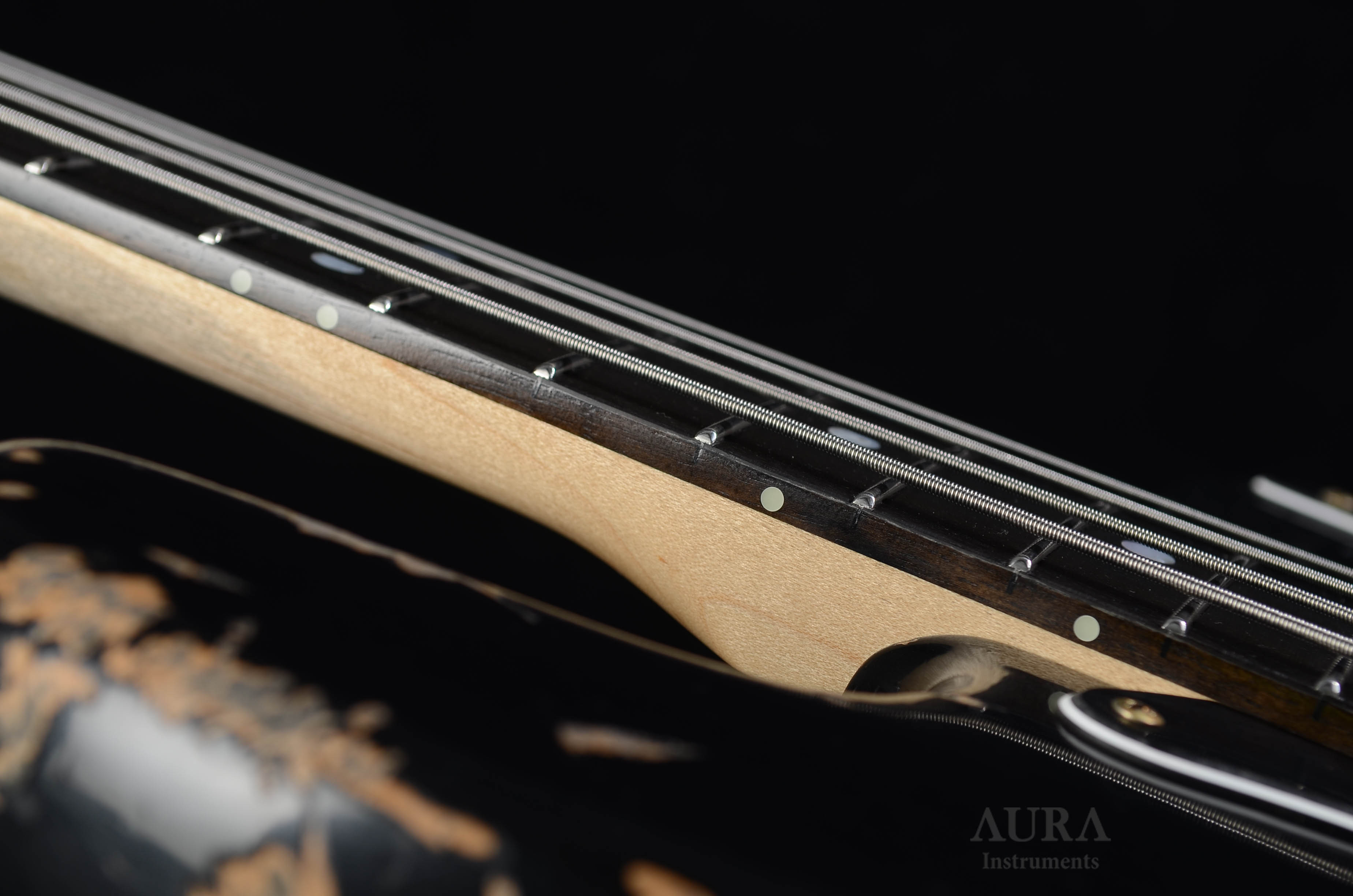 Handmade Aura Relic P-Bass detail 9