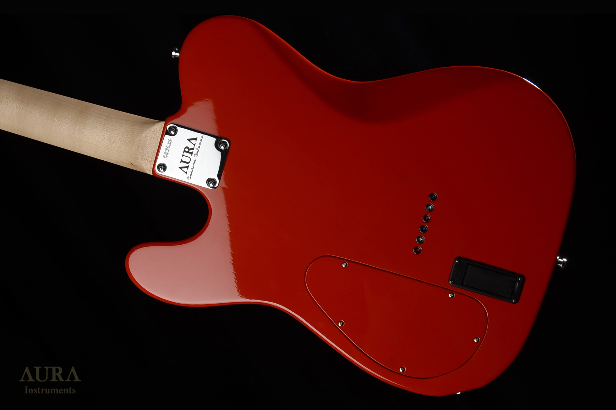 Handmade Aura Tele Sustainiac Guitar detail 4