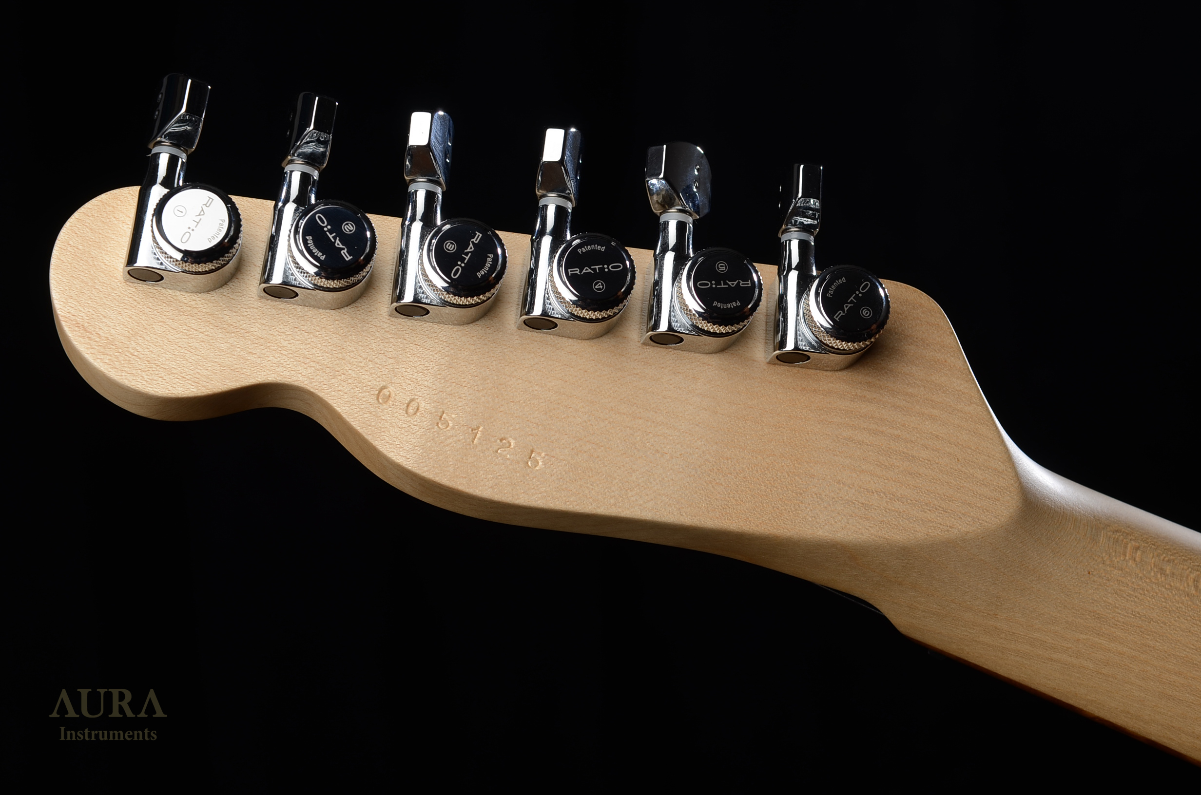 Handmade Aura Tele Sustainiac Guitar detail 5