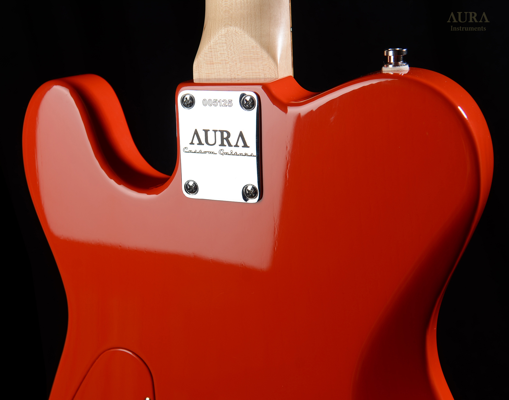 Handmade Aura Tele Sustainiac Guitar detail 6