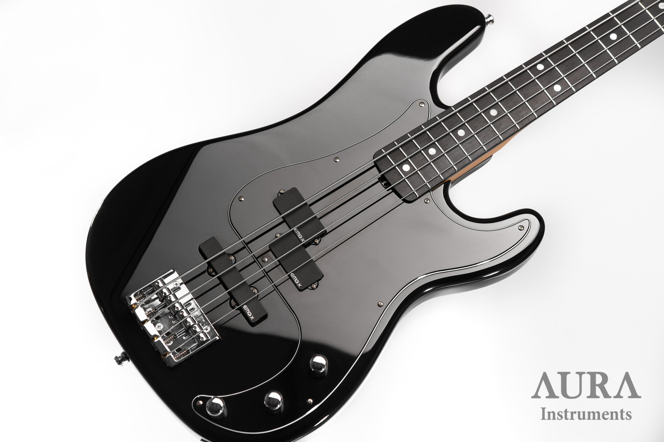 Bassguitar Aura Black Mirror 4 detail 5