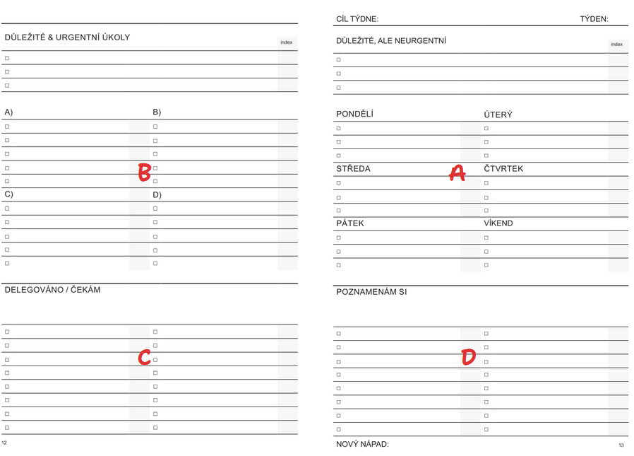 mPlanner Focus – ukázka systému plánování