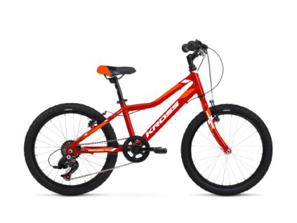 KROSS HEXAGON MINI 1.0 2023 - red/white/orange (Velikost 11")