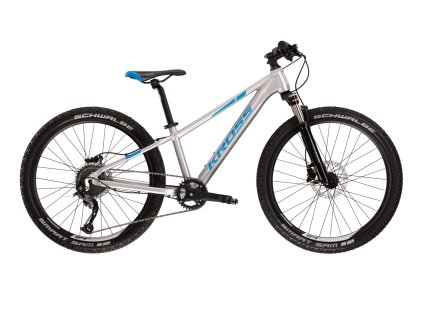 KROSS LEVEL JR 4.0 2023 - silver/blue (Velikost 12")