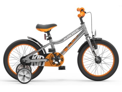 KROSS RACER 4.0 2023 - silver/white/orange (Velikost 10")